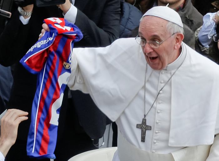 Papa Francisco Camiseta San Lorenzo